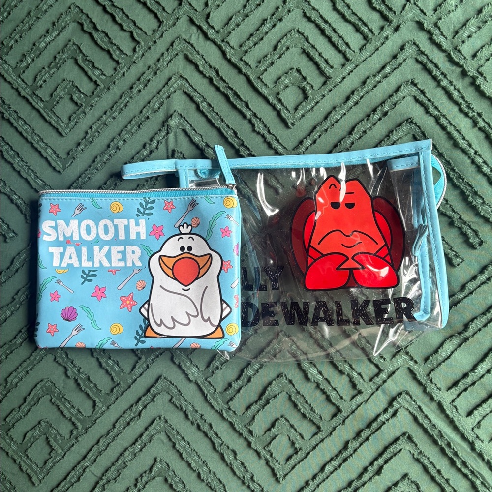 Disney Smooth Talker Wallet and Clear Pouch Set